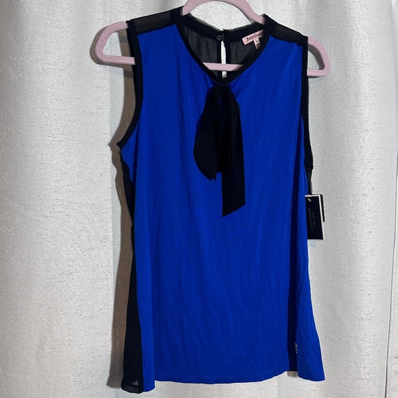 Juicy Couture Bow Neck Silk Tank NWT - Picture 1 of 7